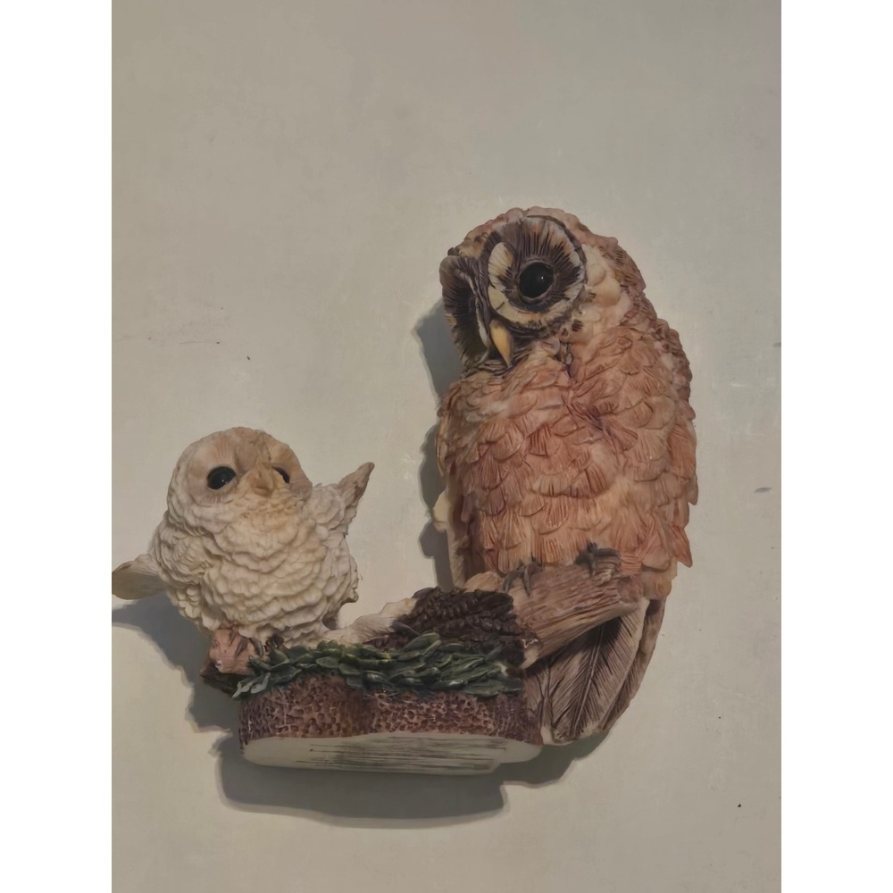 Vintage 1994 Hamilton Collection Russell Willis Learning to Fly Owl Nesting